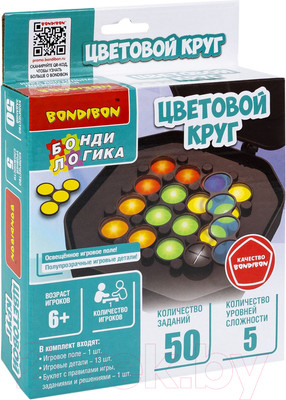 Игра-головоломка Bondibon БондиЛогика Цветовой круг / ВВ6280