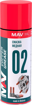 Смазка техническая MAV Медная аэрозоль (520мл)
