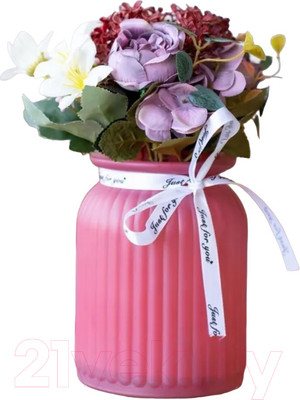 Искусственный букет Вещицы Фантазия 105x105x250 / Fancy86 (розовый)