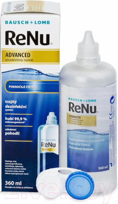 Раствор для линз ReNu Advanced с контейнером (360мл)