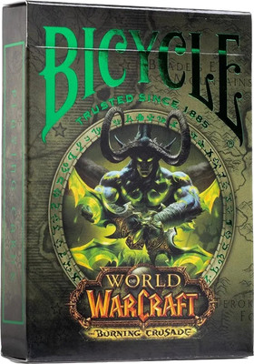 Игральные карты Bicycle World of Warcraft Burning Crusade Standard Index / 10037566