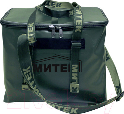 Сумка рыболовная Митек С крышкой бокс 38х23х32см (хаки)