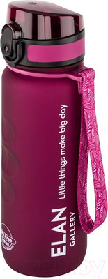 Бутылка для воды Elan Gallery Style Matte / 280132 (бургундия)