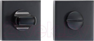 Фиксатор дверной защелки VELA Prima WC-Quadro (черный)