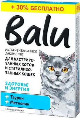 Витамины для животных BaLu Здоровье и энергия мультивитаминное / 228004021 (130табл)