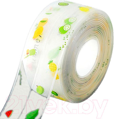 Лента бордюрная самоклеящаяся Sundays Home 38ммx3.2м (разноцветные фрукты)