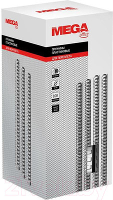 Пружины для переплета ProMega Office 16мм / 254649 (100шт, белый)