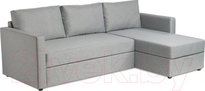 Диван угловой Mio Tesoro Тилаус короткий подлокотник (Grey)