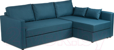 Диван угловой Mio Tesoro Тилаус длинный подлокотник (Turquoise)