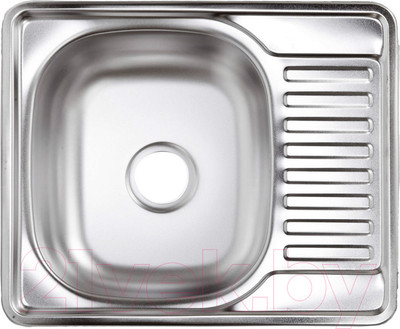 Мойка кухонная AKS Прямоугольная 58x48 (полированная)