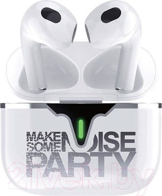 Беспроводные наушники Qumo TWS Life Party ВТ 0101 / Q42342 (белый)