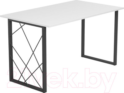 Письменный стол Mio Tesoro Джино 120x70 (белый/черный)