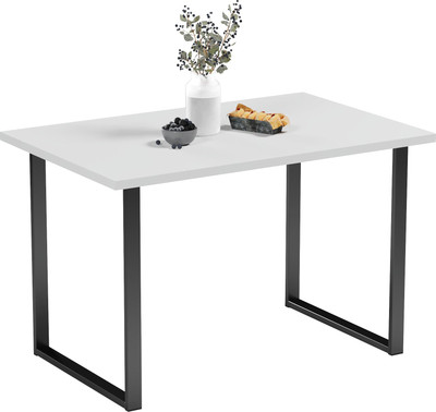 Обеденный стол Soma Tako 100x60 (белый/черный)