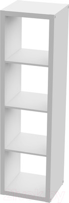 Стеллаж Mio Tesoro Фора 4L (белый)