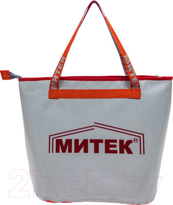 Сумка рыболовная Митек Без крышки овал 40х20х40 (серый)