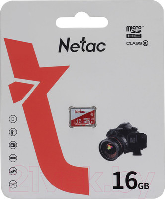 Карта памяти Netac microSDXC P500 ECO 16GB (NT02P500ECO-016G-S)