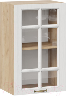 Шкаф навесной для кухни ТриЯ Лина 1В45С (дуб крафт золотой/белый)