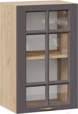 Шкаф навесной для кухни ТриЯ Лина 1В45С (дуб крафт золотой/графит)