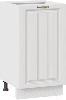 Шкаф-стол кухонный ТриЯ Лина 1Н45 (белый/белый)