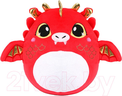Мягкая игрушка Pomposhki Дракон / 9340507 (красный)