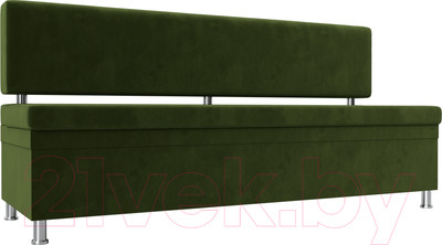Скамья кухонная мягкая Лига Диванов Стайл / 114502 (микровельвет зеленый)