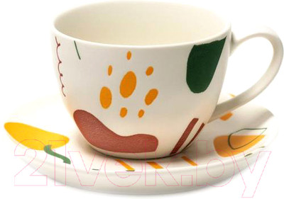 Чашка с блюдцем Белбогемия Picasso KDS0160AAC-COF2 / 105852