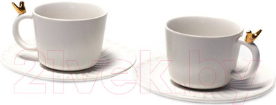Набор для чая/кофе Белбогемия Bird Z11429-White / 105873