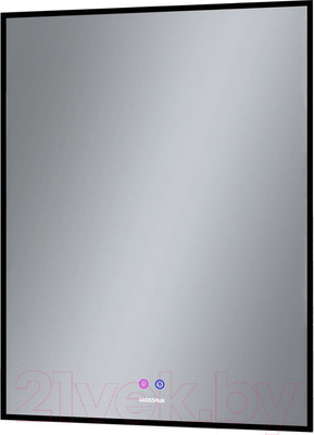 Зеркало Grossman Pragma-норма Black LED / 1860802 (с сенсорным выключателем и подогревом)
