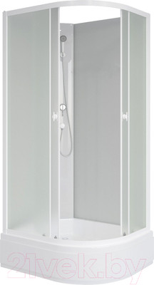 Душевая кабина Niagara Promo P100/80/26L/MT/BK 100x80x195