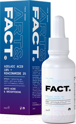 Сыворотка для лица Art&Fact С азелаиновой кислотой 10% и ниацинамидом 2% (30мл)