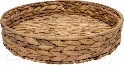 Поднос Natural House Золотистый колос 320x320x60 / Shan-01 (песочный)