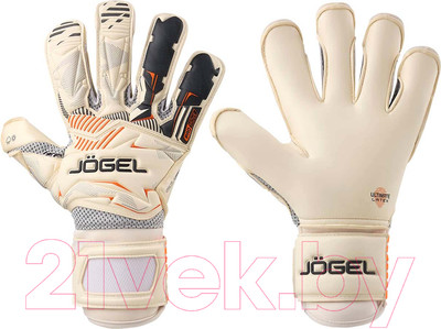 Перчатки вратарские Jogel Magnum UL4 Roll-Hybrid (р-р 10.5, белый)