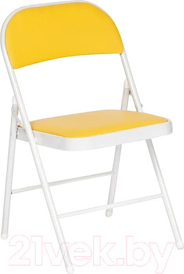 Стул Tetchair Folder (желтый/белый)