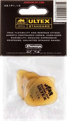 Набор медиаторов Dunlop Manufacturing 421P1.14 Ultex Standard