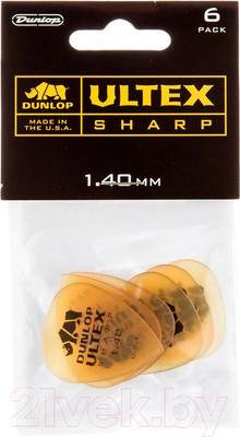Набор медиаторов Dunlop Manufacturing 433P1.40 Ultex Sharp 1.40