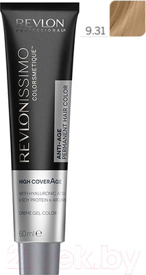 Крем-краска для волос Revlon Professional Revlonissimo Colorsmetique High Coverage тон 9.31 (60мл)