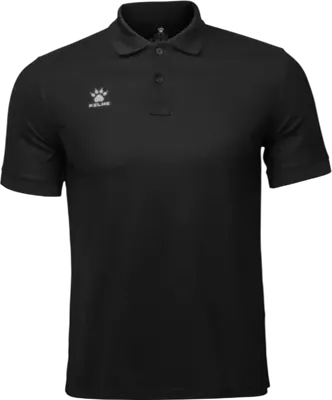 Футболка спортивная Kelme Short Sleeve Polo Shirt / 3891064-000 (2XL, черный)