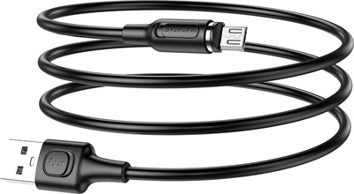 Кабель Borofone BX41 Amiable AM-microBM (1м, черный)