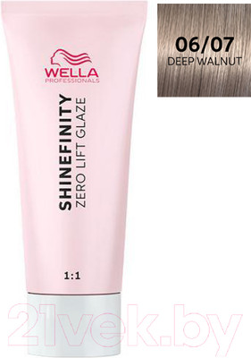 Гель-краска для волос Wella Professionals Shinefinity тон 06/0 (60мл)