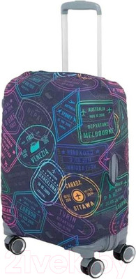 Чехол для чемодана Grott 210-LCS853-S-DCL (Dark Color)