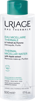 Мицеллярная вода Uriage Для комбинированной и жирной кожи (500мл)