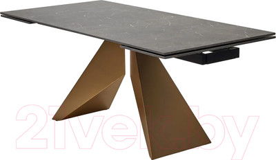 Обеденный стол M-City Ales 180 / 614M05288 (керамика/бронзовый)