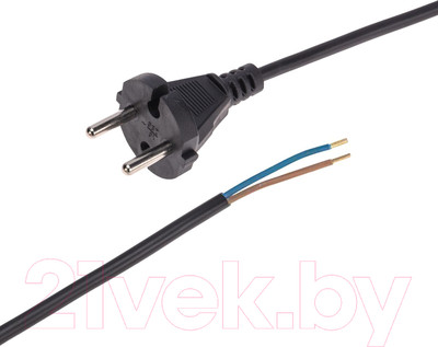 Шнур сетевой Rexant 11-1307 (2м, черный)