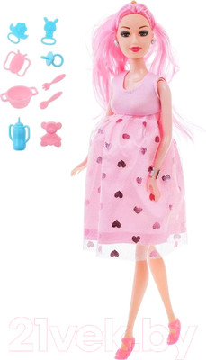 Кукла с аксессуарами Наша игрушка Будущая мама / F3194