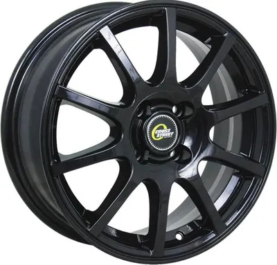 Литой диск Cross Street CR-16 15x6" 4x114.3мм DIA 66.1мм ET 40мм Black