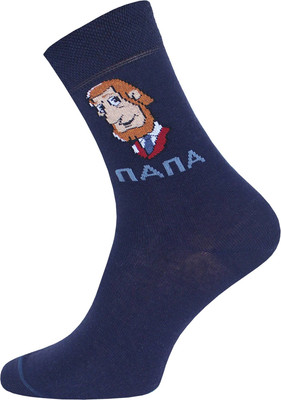 Носки Брестские 2153 Союзмультфильм. Простоквашино рис.486 (р.29, темно-синий)