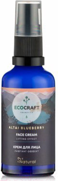 Крем для лица EcoCraft Altai Blueberry Лифтинг-эффект Натуральный (50мл)