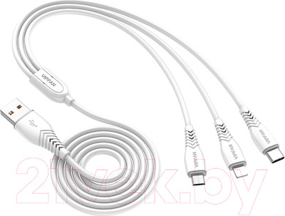 Кабель Vipfan Х01 LMT (белый)