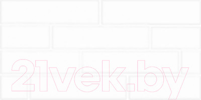 Плитка Beryoza Ceramica Snow Brick белый (300x600)