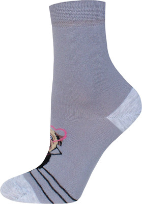 Носки Брестские Classic 1133 рис.587 (р.23, серый/сиреневый)